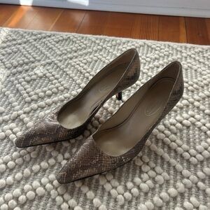 Talbots Snakeskin Pumps